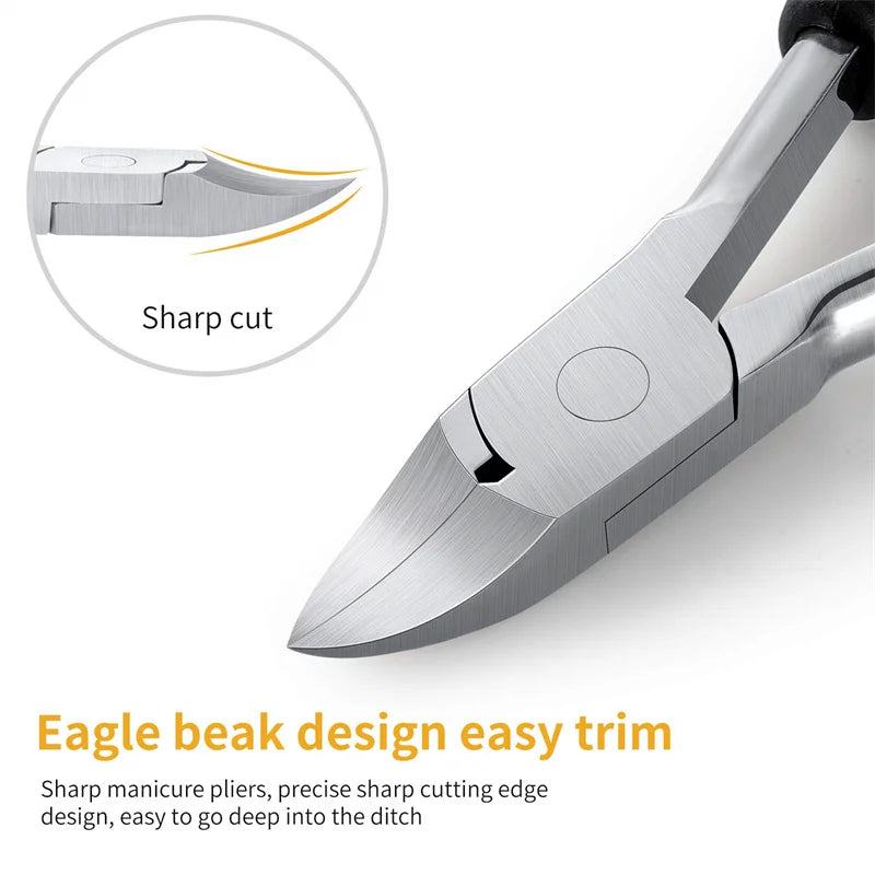 Nail Clippers Ingrown Toenail Podiatry Correction Nippers Cuticle Cutters Cut Paronychia Pedicure Manicure Hand Foot Care Tool