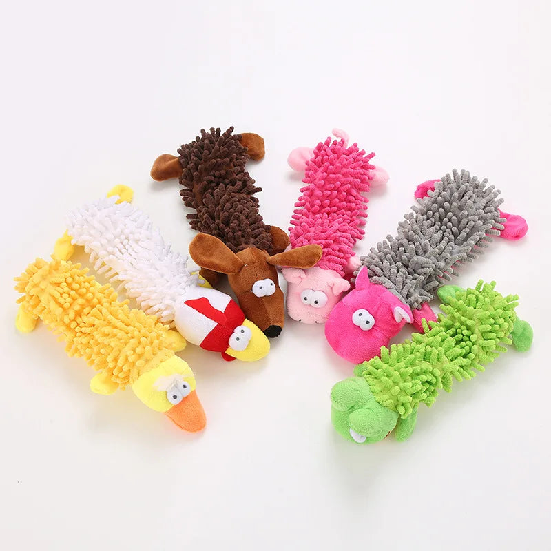 Durable Low Price Pet Dog Plush Toy Squeaky Chew for Small Dogs Chihuahua Yorkshire Bichon Puppy Teething Safe Soft Cute