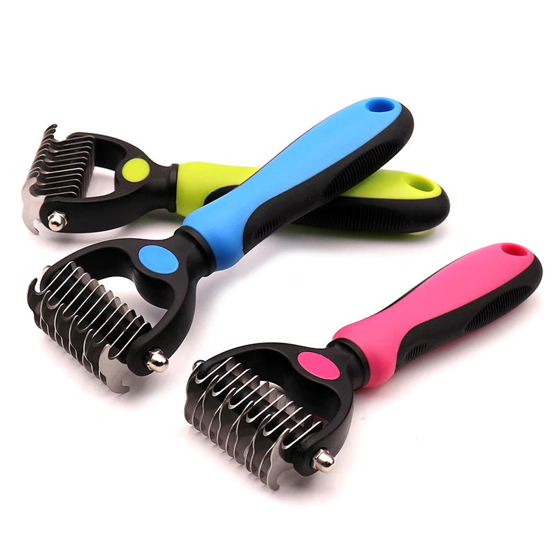 Newest Pet Deshedding Brush Dog Hair Remover Pet Fur Knot Cutter Puppy Cat Comb Brushes Dogs Grooming Shedding Supplies Tools