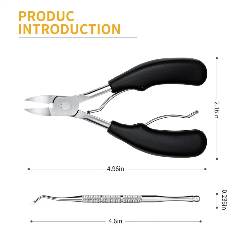 Nail Clippers Ingrown Toenail Podiatry Correction Nippers Cuticle Cutters Cut Paronychia Pedicure Manicure Hand Foot Care Tool