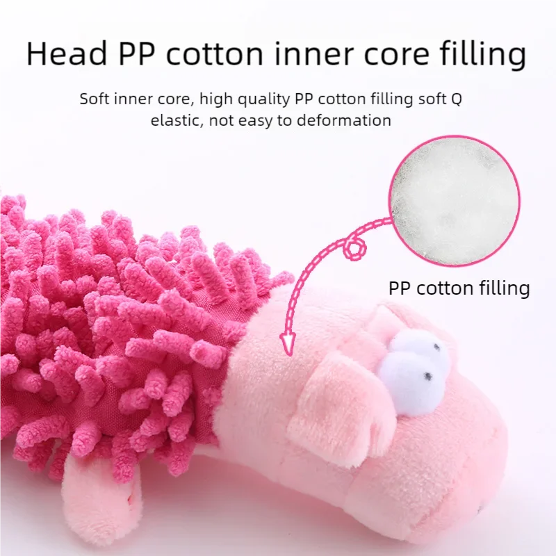 Durable Low Price Pet Dog Plush Toy Squeaky Chew for Small Dogs Chihuahua Yorkshire Bichon Puppy Teething Safe Soft Cute
