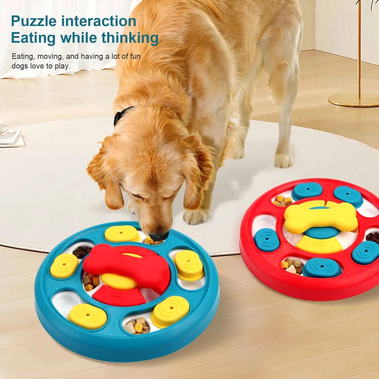 Pet Dog Slow Feeder Bowl Eco Dog Bowl Fun Non Slip Anti-Gulping Slower Food Feeding Dishes for Small Medium Large Dogs Puppy