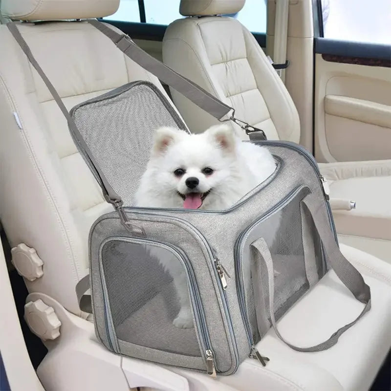 Pet Carrier Bag Side Ventilated Backpack Cat Pet Carriers Dog Travel Bag Airline Approved Transport for Small Dogs Cats Outgoing