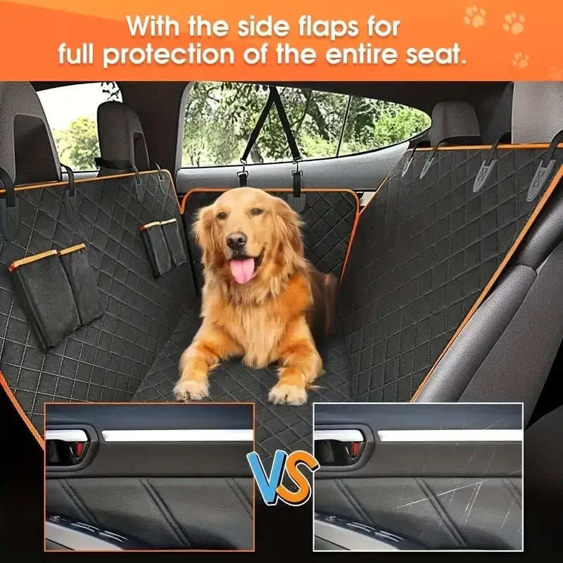 Waterproof Dog Car Seat Cover – Scratch-Proof Back Seat Protector for Cars & SUVs