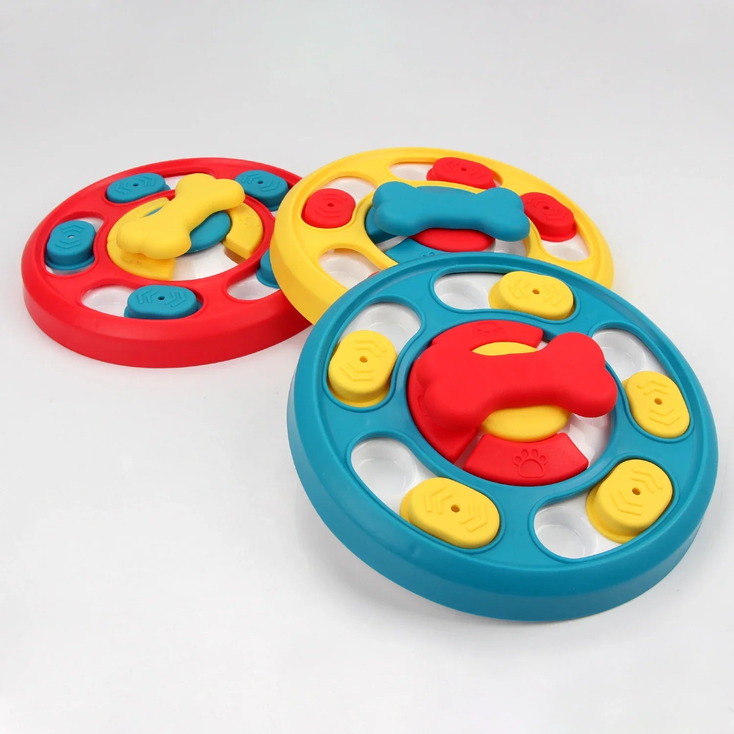 Pet Dog Slow Feeder Bowl Eco Dog Bowl Fun Non Slip Anti-Gulping Slower Food Feeding Dishes for Small Medium Large Dogs Puppy