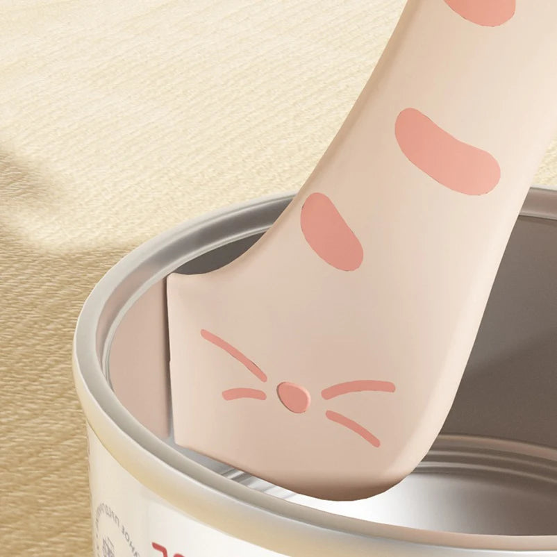 New cet canned sealed lid for cats canned cat food spoon fashionable and comfortable pet dog canned seal fresh-keeping lid spoon