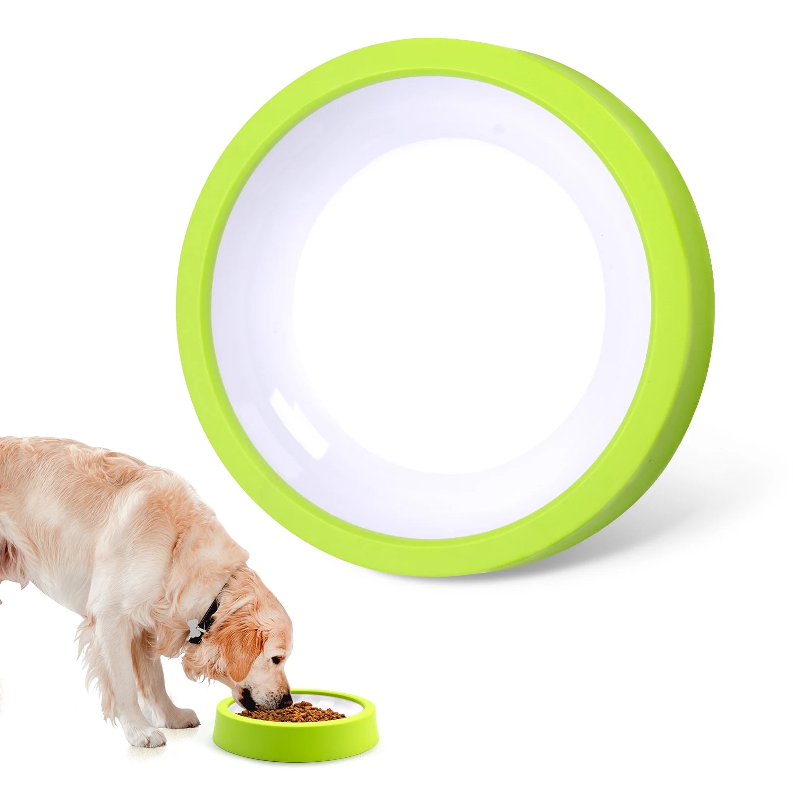 Pet Dog Slow Feeder Bowl Eco Dog Bowl Fun Non Slip Anti-Gulping Slower Food Feeding Dishes for Small Medium Large Dogs Puppy