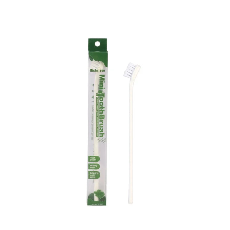 4 Pack Pet Toothbrush Set - Soft Bristle Tooth Brush For Cats And Small Dogs - Oral Care Kit For Tartar Removal & Dental Health