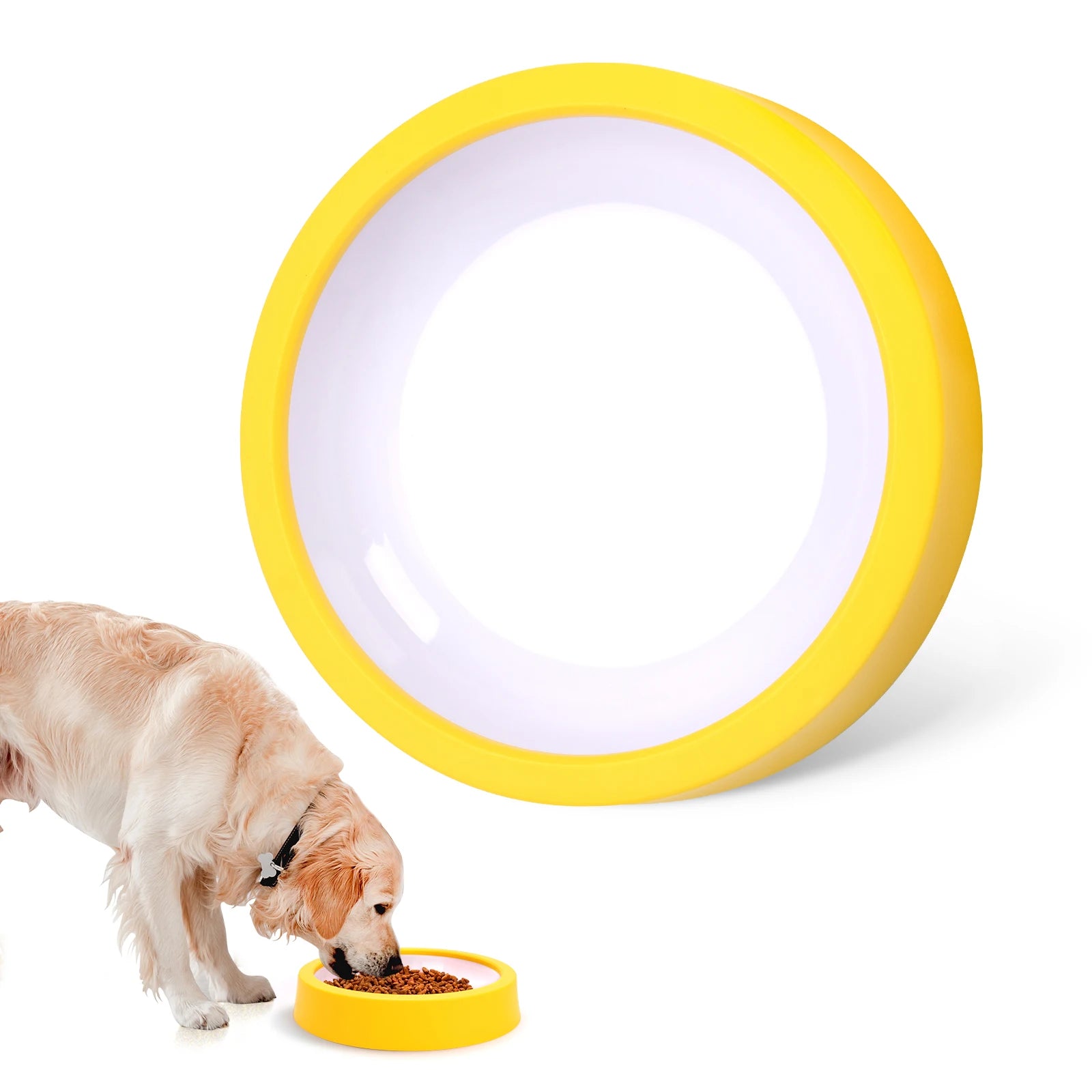 Pet Dog Slow Feeder Bowl Eco Dog Bowl Fun Non Slip Anti-Gulping Slower Food Feeding Dishes for Small Medium Large Dogs Puppy