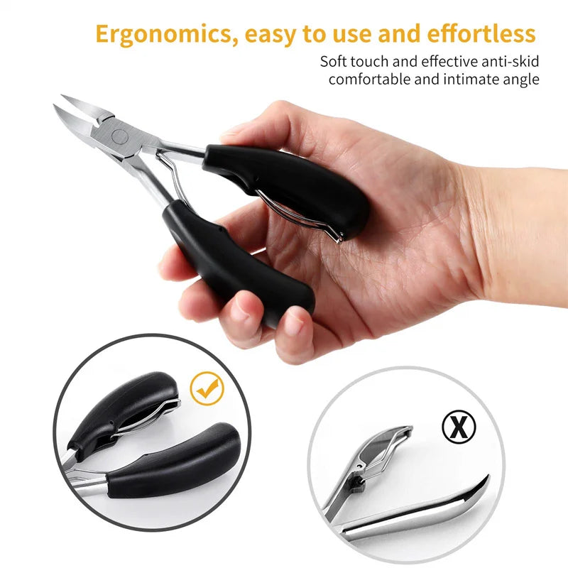 Nail Clippers Ingrown Toenail Podiatry Correction Nippers Cuticle Cutters Cut Paronychia Pedicure Manicure Hand Foot Care Tool