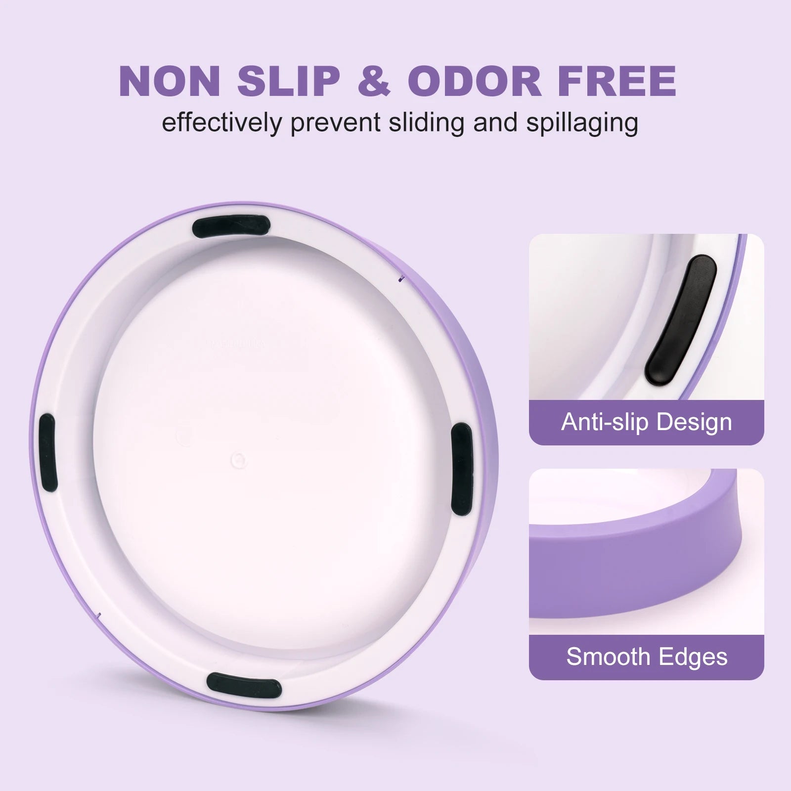 Pet Dog Slow Feeder Bowl Eco Dog Bowl Fun Non Slip Anti-Gulping Slower Food Feeding Dishes for Small Medium Large Dogs Puppy