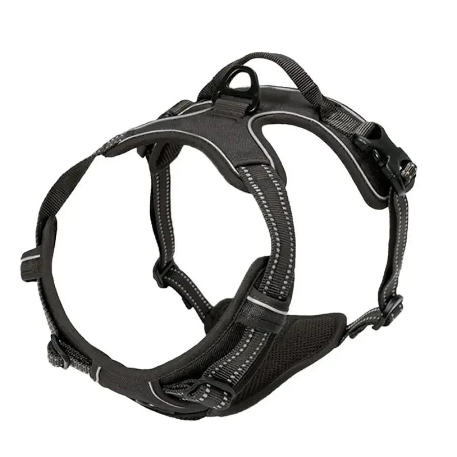 No-Pull Reflective Dog Harness with Front Clip & Handle