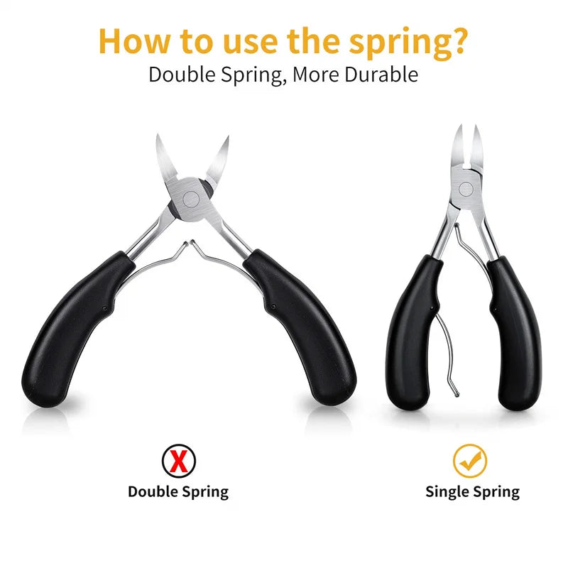 Nail Clippers Ingrown Toenail Podiatry Correction Nippers Cuticle Cutters Cut Paronychia Pedicure Manicure Hand Foot Care Tool