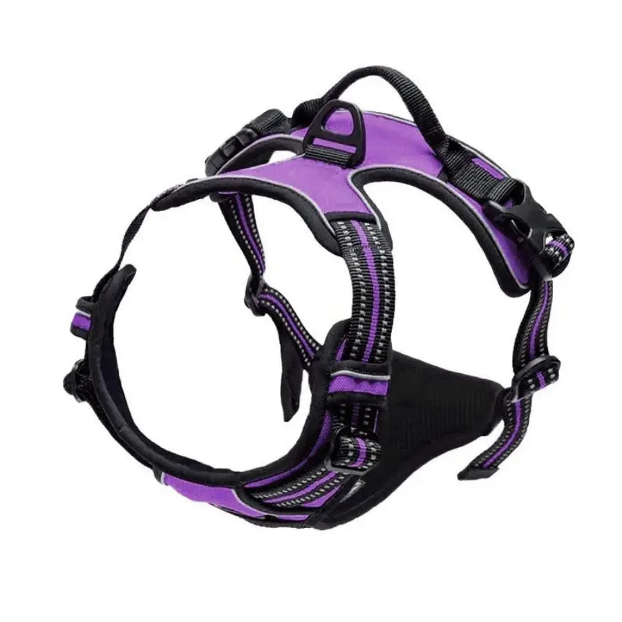 No-Pull Reflective Dog Harness with Front Clip & Handle