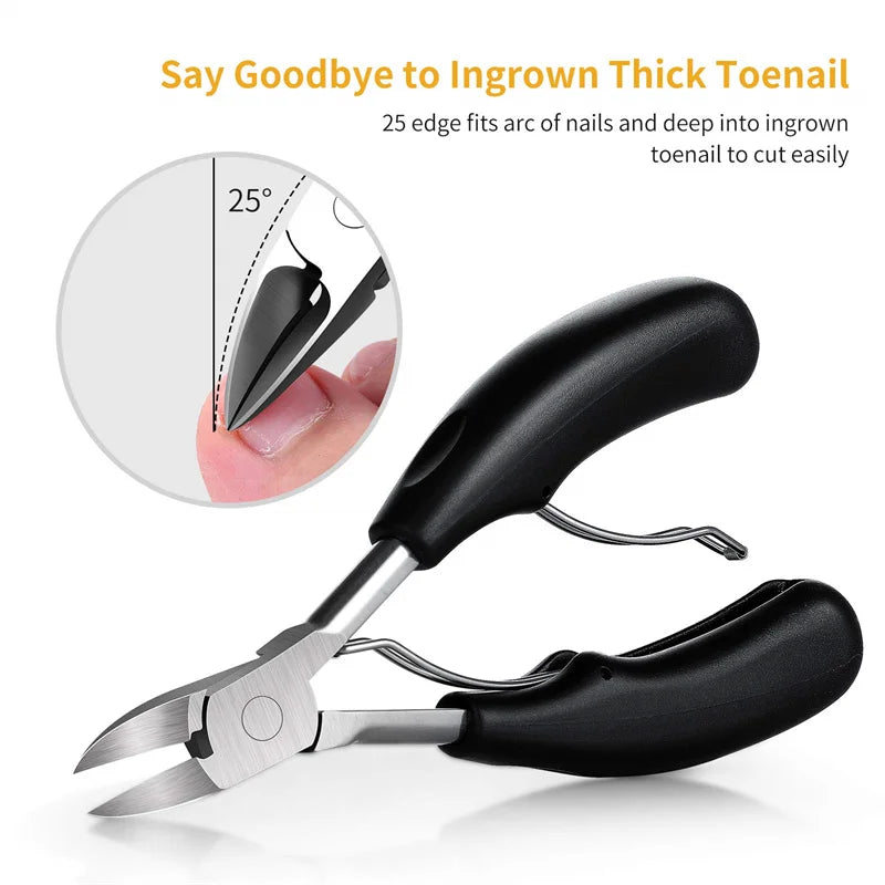 Nail Clippers Ingrown Toenail Podiatry Correction Nippers Cuticle Cutters Cut Paronychia Pedicure Manicure Hand Foot Care Tool