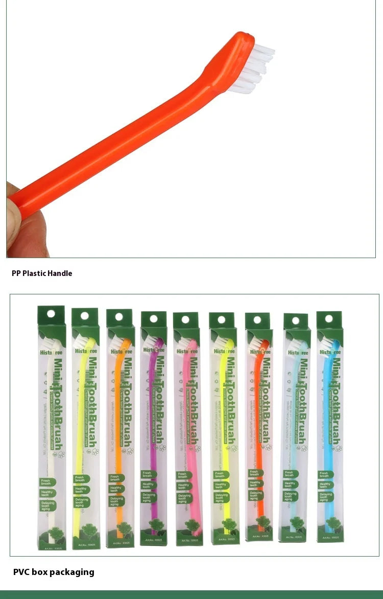 4 Pack Pet Toothbrush Set - Soft Bristle Tooth Brush For Cats And Small Dogs - Oral Care Kit For Tartar Removal & Dental Health